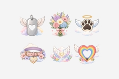 Forever In My Heart Dog Memorial Clipart | 14 PNG Pet Loss Product Image 9