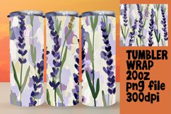 Bold Floral Patterns 20oz Tumbler Sublimation Wrap Product Image 1