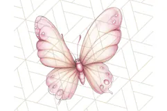 Pastel Fairies and Butterflies PNG, Spring Fantasy Clipart Product Image 2