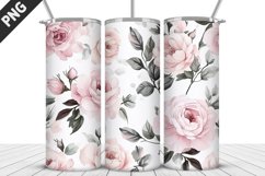 Flowers Tumbler Wrap | Sublimation Design | Tumble PNG Product Image 5