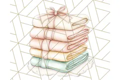 Cozy Laundry Day Clipart PNG Pastel Home Decor, Home Png Product Image 2