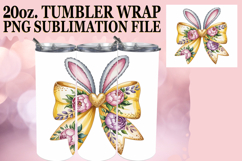 LUMINOUS DREAMS 20oz TUMBLER WRAP, Easter Bow Product Image 1