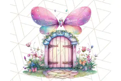 Pastel Fairy Clip Art PNG With Glitter, Rainbow Fairy Png Product Image 2