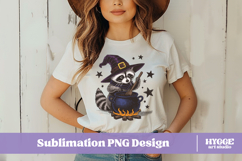 Funny Sarcastic Feral Witch Raccoon Halloween PNG DTF Bundle Product Image 17