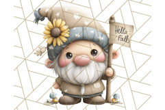 Fall Gnome Clipart PNG Cute Thanksgiving Gnomes Product Image 2