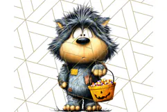 Monster Kids Clipart PNG, Cute Halloween Costume Art Product Image 2