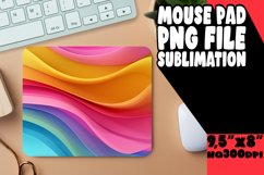 Gradient Design Mouse Pad for Creative Sublimation Product Image 1
