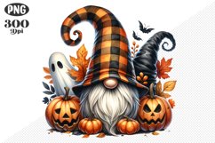 Halloween Gnomes Sublimation - Clipart PNG Design Product Image 1