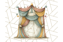 Vintage Carnival Animals Clipart PNG, Retro Circus Elements Product Image 2