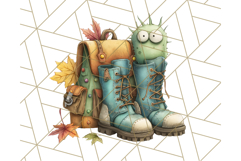 Midnight Monster Camp Out Clipart PNG, Halloween Png Product Image 2