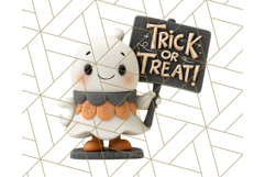 Retro Halloween Clipart Vintage PNG Graphics, 50s Holiday Product Image 2