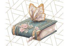 Vintage Butterfly PNG Clipart, Fairytale Cottagecore Images Product Image 2