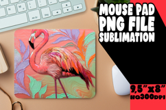 cheerful Desk pad PNG magic, Flamingo Product Image 1