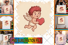 Vibrant TOTE BAG Designs Ideas, Cupid Product Image 1