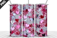 Lovely Hearts Tumbler Design | Valentine&#039;s Day Tumbler Wrap Product Image 3