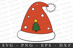 Santa Hat Svg | Christmas svg | Svg cut file Product Image 1