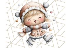 Cozy Cookie Village Clipart, Gingerbread Holiday PNG Product Image 2