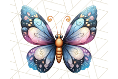 Jewel Toned Butterfly PNG Clipart, Vibrant Butterflies Product Image 2
