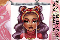 JOYFUL NIGHTS 20oz TUMBLER WRAP, Afro Girl Product Image 1