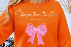Stronger Than the Storm PNG Bundle | Coquette Christian DIY Product Image 8