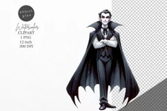 Halloween clipart, Vampire clipart, Autumn clipart Product Image 1