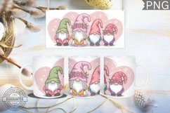 Easter Mug Wrap Design - Easter Gnome Sublimation Product Image 1