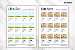 Editable Product Line Sheet Template 2 | Wholesale Catalogue Product Image 3
