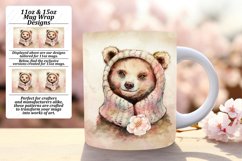 Chic 15oz Mug Wrap Png Template , Animals Product Image 1