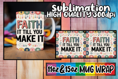 Playful joy 11oz 15oz mug wrap, Christian Product Image 1