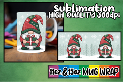Blissful evenings 11oz 15oz sublimation wrap, Gnomes Product Image 1