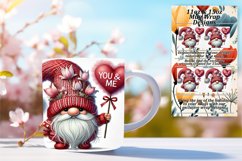 Trendy 11oz Mug Wrap Png Design , Gnomes Product Image 1