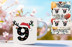 Serene 15oz Mug Wrap Png Design , Christmas Product Image 1