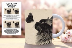 Adorable Kitty Mug: Sublimation Elegance Product Image 1