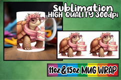 Soft whispers 11oz 15oz mug wrap, Turtle Product Image 1