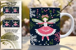 Creative 11oz Mug Wrap Png Template , Holiday Product Image 1