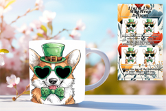 Whimsical 15oz Mug Wrap Png Artwork , St Patrick Product Image 1