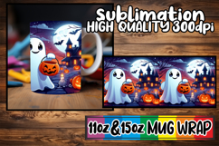 Dreamy afternoons 11oz 15oz sublimation wrap, Ghost Product Image 1