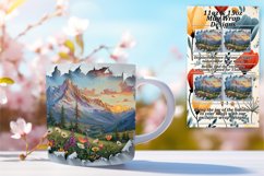 Crystal Clear Waters 3D Mug Wrap 11oz/15oz Sublime Nature Product Image 1