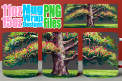 Radiant mornings 11oz 15oz sublimation wrap, Spring Tree Product Image 1