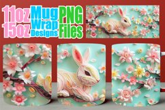 Easter 3D Mug Sublimation - Joyful Spring Delight Product Image 1