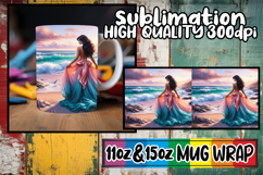 Radiant journeys 11oz 15oz sublimation wrap, Women Product Image 1