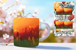 Gradient Design Mug Wrap for Creative Sublimation 11oz/15oz Product Image 1