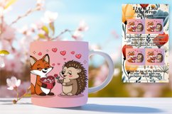 Gorgeous Png Mug Wrap Design 15oz , Valentines Product Image 1