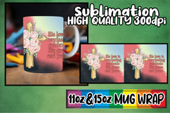 Lively spirit 11oz 15oz mug wrap, Cross Product Image 1