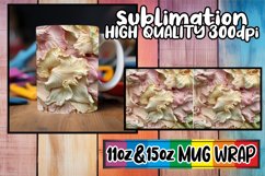 Modern 3D Pattern Mug Wrap, Art Sublimation Product Image 1