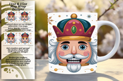 Beautiful 11oz Mug Wrap Png Artwork , Cute Christmas Product Image 1