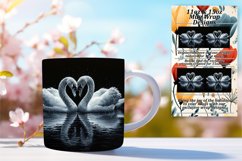 Artistic Mug Wraps with Bird Motifs Product Image 1