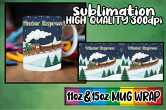 Exquisite charm 11oz 15oz mug wrap, Christmas Product Image 1