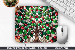 Christmas Tree Mouse Pad Sublimation,Christmas Mouse Pad PNG Product Image 1