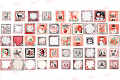 Christmas Postage Stamps Clipart Product Image 3